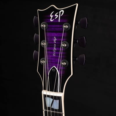 ESP USA Eclipse FM BH Single-cut Dark Purple Sunburst 242 image 5