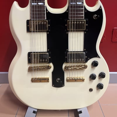 Gibson EDS-1275 Double Neck SG Alpine White OHSC year 1997 very rare image 3