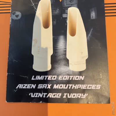 Aizen LS Ltd Edition Ivory No.7 Tenor Saxophone Mouthpiece image 7