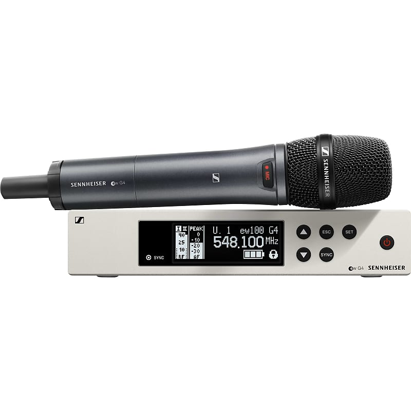 Sennheiser Pro Audio Sennheiser EW 100-845S Wireless Dynamic Supercardioid Microphone System - A1 Band (470-516Mhz), 100 G4-845-S-A1 image 1