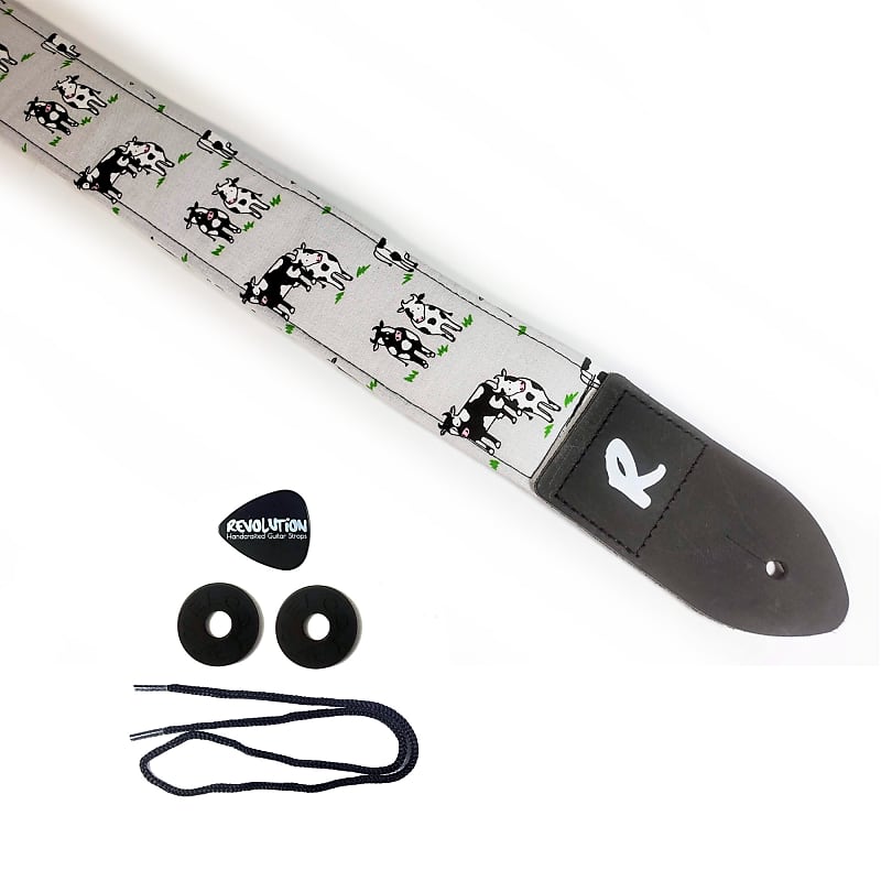 Cow Guitar Strap - Adorable Cow Guitar Straps -Double Padded | Reverb