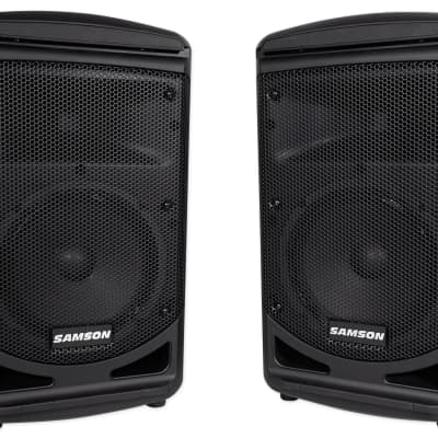 Samson Expedition XP800W 8" Portable PA DJ Speaker System + Rockbar Soundbar image 14