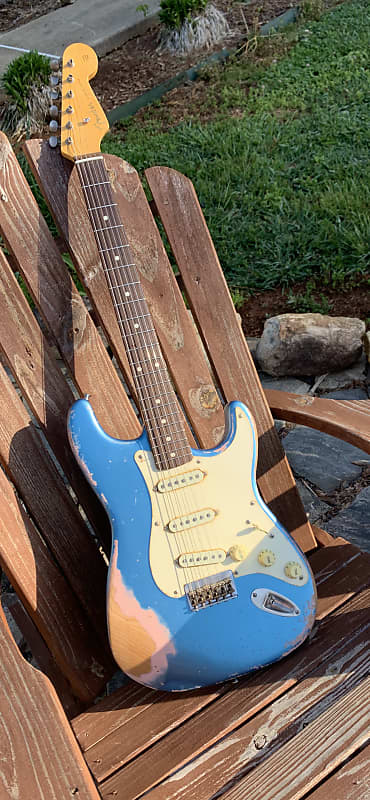 MJT Stratocaster  Ice blue image 1