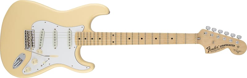 FENDER - USA Yngwie Malmsteen Stratocaster MN Vintage White 0107112841 |  Reverb España