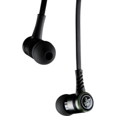Mackie CR-BUDS In-Ear Headphones w/ In-Line Microphone & Remote - Black image 1