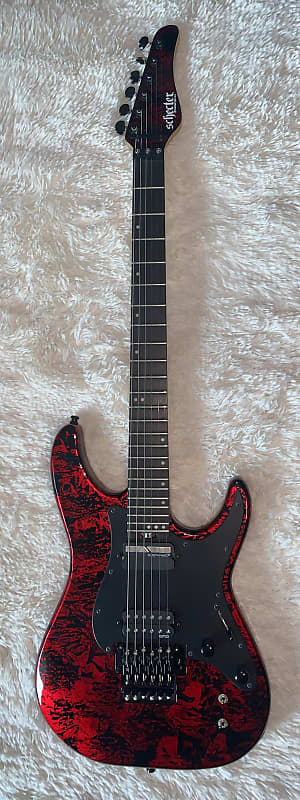 Schecter Sun Valley Super Shredder FR S Electric Guitar, Red Reign Sustainiac image 1
