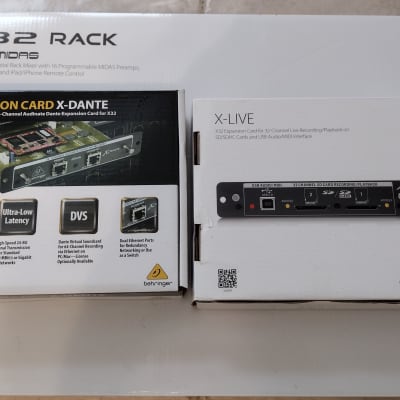 X32 Rack 40-Input Rackmount Digital Mixer with 2 Expansion Cards image 1