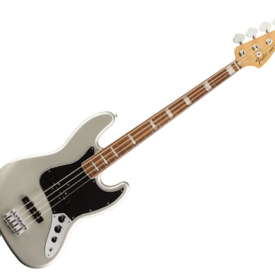 Used Fender Vintera '70s Jazz Bass - Inca Silver w/ Pau Ferro FB for sale