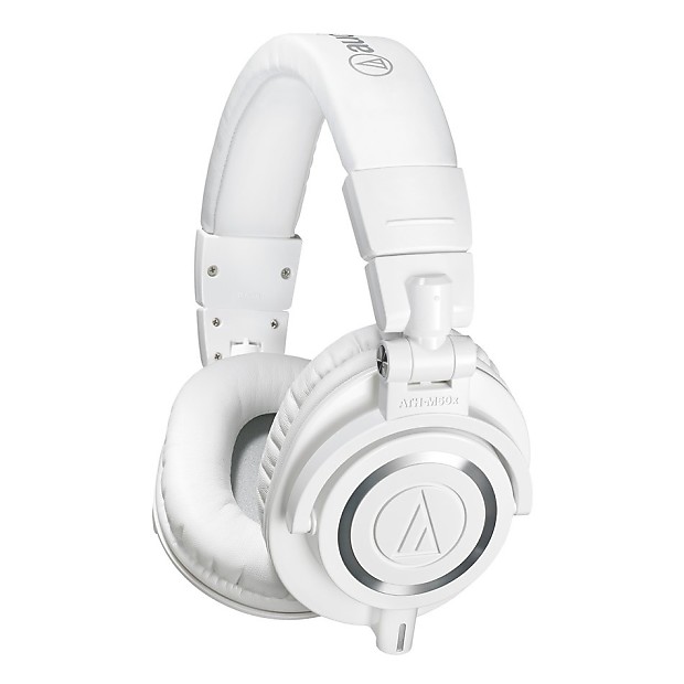 Audio-Technica ATH-M50x-WH Professional Studio Monitor Headphones image 2