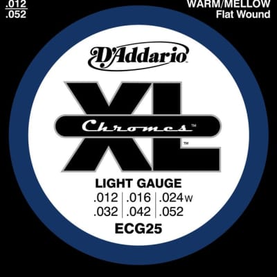 D'Addario ECG25 Chromes Light 12-52