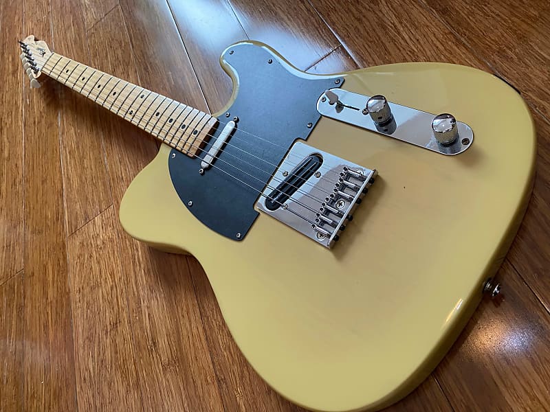 Squier by Fender Japanese Silver Series Telecaster 1992 Butterscotch Blonde  MIJ M-Serial Japan