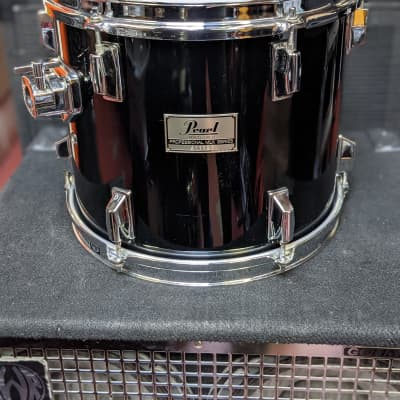Closet Find! 1980s Pearl Japan Black Lacquer Maple Shell 11 x 13" MLX Tom - Looks And Sounds Great! image 1