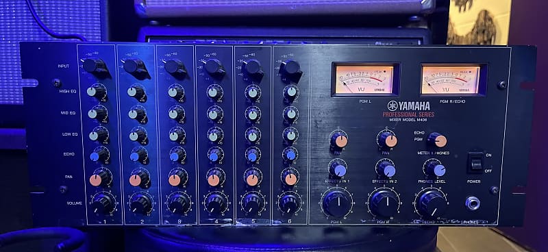 Yamaha M406 Professional Series 6-Channel Rackmount Mixer | Reverb