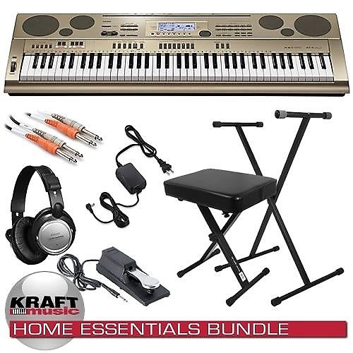Casio AT5 76 Key Oriental Middle Eastern Keyboard bundle package w accessories