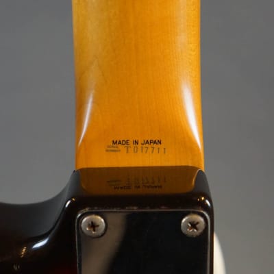 Fender 60's Reissue Stratocaster Left Hand 3 Tone Sunburst MIJ w/Case (1995) - Used image 8