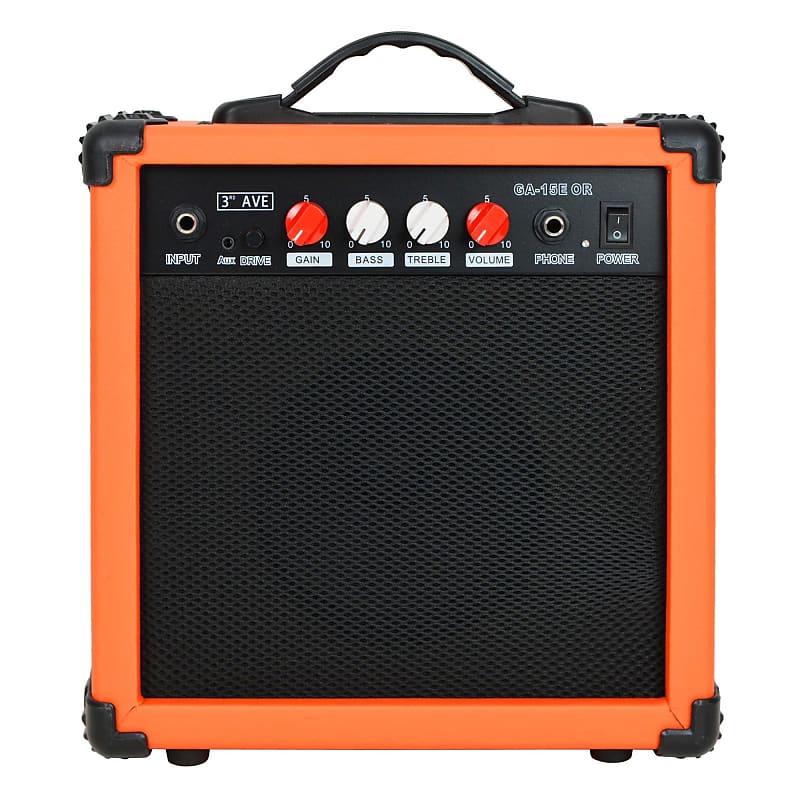 3rd Avenue 15w Guitar Practice Amplifier With Headphone Reverb