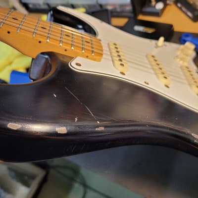 Fender California Series Stratocaster Neck 1997 w/ MIM Body Black *READ* image 17