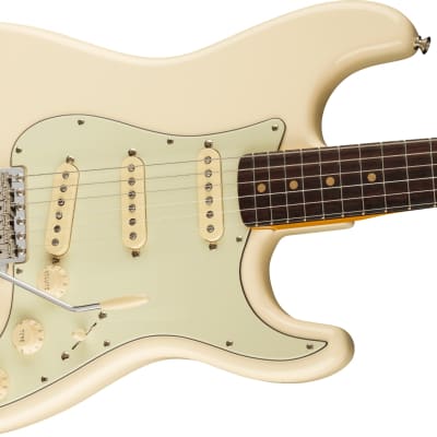 Fender American Vintage II 1961 Stratocaster Electric Guitar Rosewood Fingerboard, Olympic White image 5