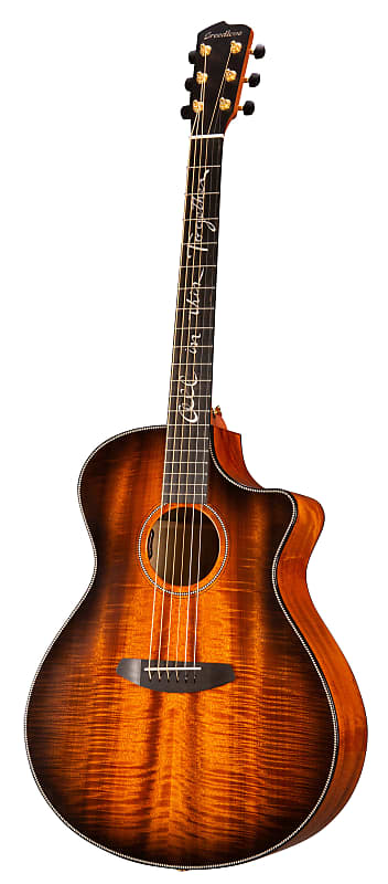 Breedlove Jeff Bridges Oregon Concerto CE Acoustic-Electric Guitar - Bourbon Myr image 1