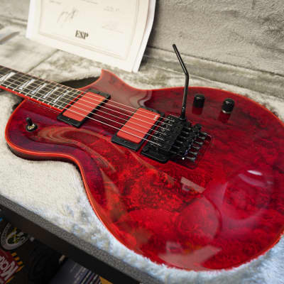 ESP SIGNATURE SERIES Gary Holt EC Liquid Metal Lava 6-String Electric Guitar w/ Case image 6