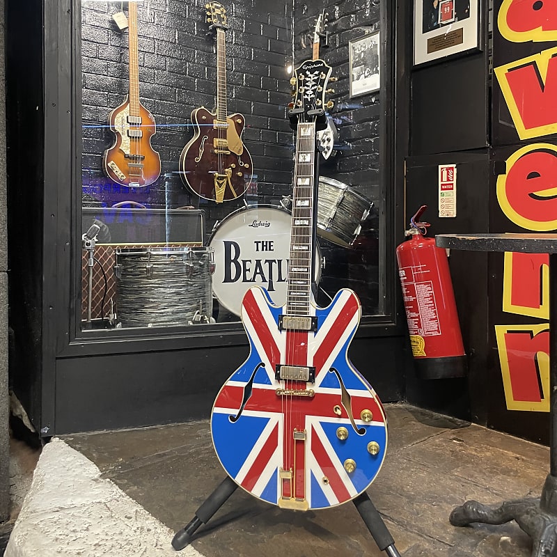 Union jack acoustic guitar cheap