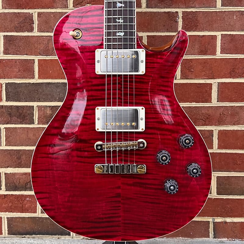 PRS McCarty 594 Singlecut 10-Top, Red Tiger, Pattern Vintage Neck, 58/15 LT  Pickups, Hybrid Hardware, Hardshell Case