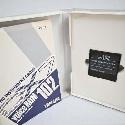YAMAHA 「 VRC-102 」DATA CARTRIDGE fof DX7 YAMAHA 「 VRC-102 」DATA CARTRIDGE fof DX7 Yamaha DX7 DX