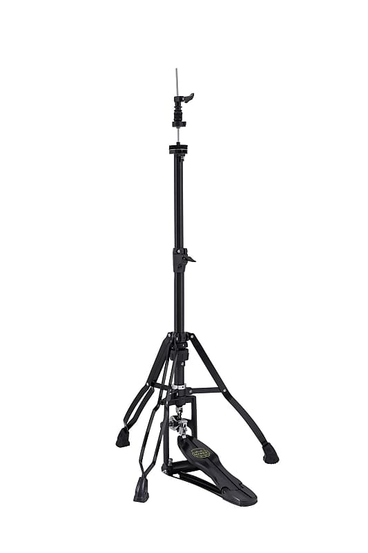 Mapex Armory Double Braced Swiveling 3-Leg Hi-Hat Stand w/ Quick Release - Black Plated H800EB - Tru-Direct-Pull Drive System 2023 - Black image 1