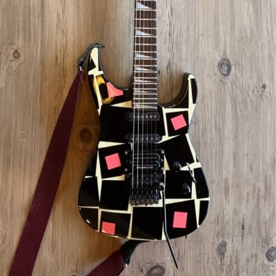 Fernandes Super RARE Fernandes Adrian Vandenberg Signature Model 1986  Squares Graphics | Reverb