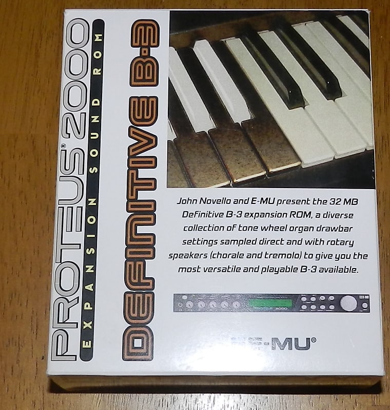 E-MU EMU Ensoniq Definitive B-3 ROM for Proteus 2000 2500 etc. image 1