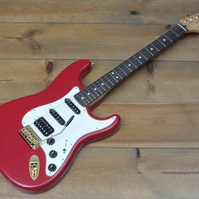 Fender Stratocaster FR Gold HSS * Noiseless 4 / Shawbucker 1991 Fiesta Red imagen 3