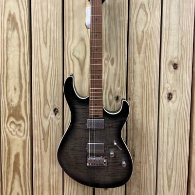 Cort G290 FAT High Performance Guitar Compound Radius Locking Tuners Roasted Maple Neck Trans Black Burst FREE WRANGLER DENIM STRAP for sale
