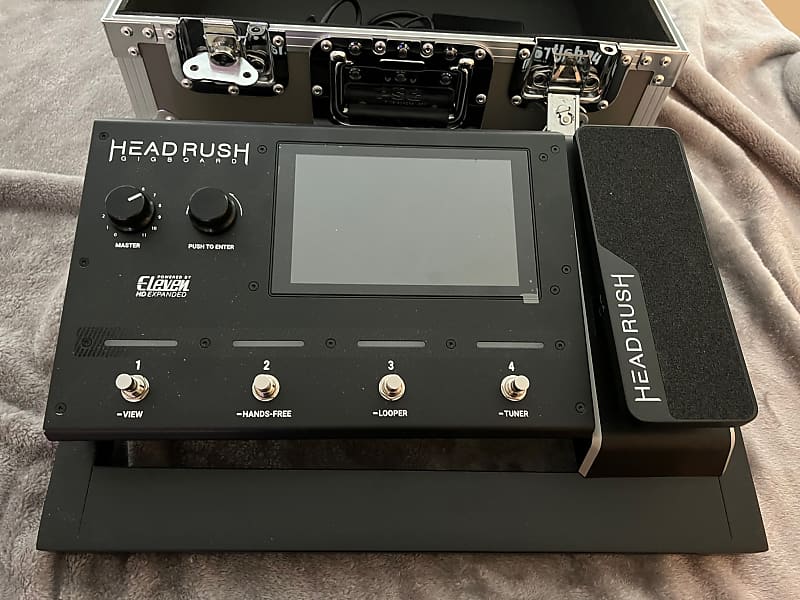 Headrush Gigboard 2021 Black with Expression Pedal and Case | Reverb