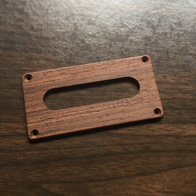 Guilford Indian Rosewood Humbucker to Tele conversion plate imagen 1