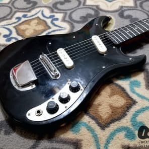 Cort "H-804" Slammer Electric Guitar (1970s , Black) image 4