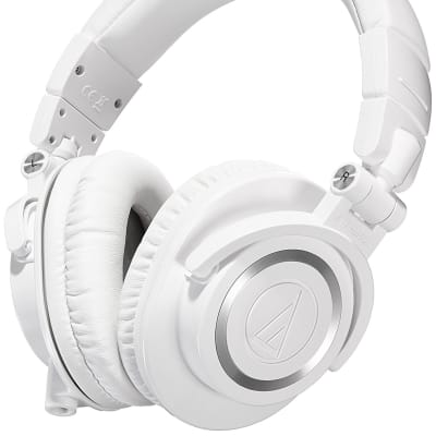 Audio-Technica ATH-M50x Monitor Headphones (White) image 2