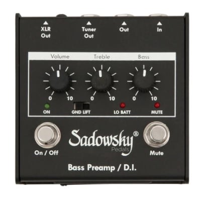 Sadowsky SBP-1 v2 - Outboard Bass Preamp / DI - Give Your Bass the Famous Sadowsky Sound! image 1