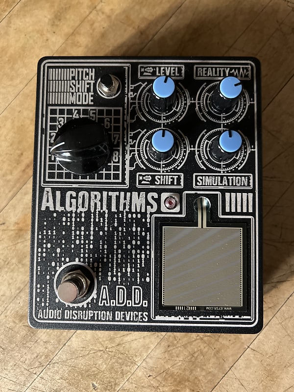 Audio Disruption Devices ADD Pedals Algorithms Glitchy LoFi Reverb