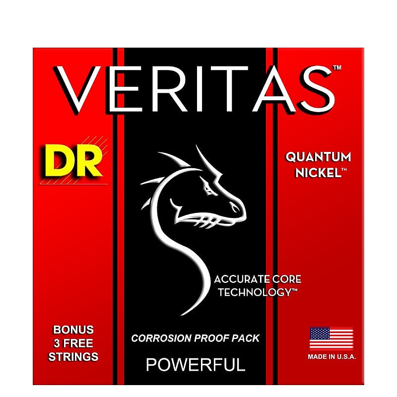 DR Veritas Coated Core Technology Electric Guitar Strings, Reverb