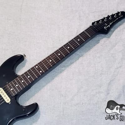 Kingston  "Strat" Slammer MIK Electric Guitar (1970s, Black) image 4