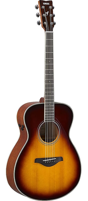 Yamaha FS-TA TransAcoustic Symphony Acoustic Electric Guitar, Brown Sunburst image 1