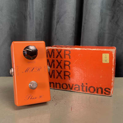 Original Vintage 1974 Script Bud Box MXR Phase 90 Guitar Pedal