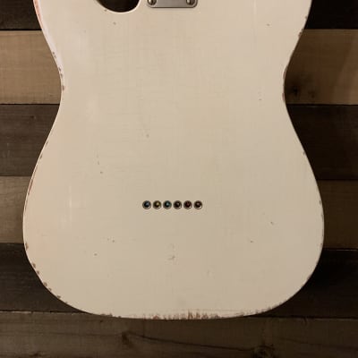 Von K Guitars T-Time 49 Snake Head Telecaster Repro 2019 Aged White Nitro Lacquer Finish image 8