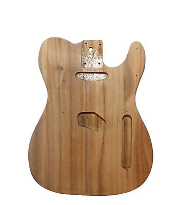 Unbranded Unfinished Tele Style Alder Wood Guitar Body Alder image 1