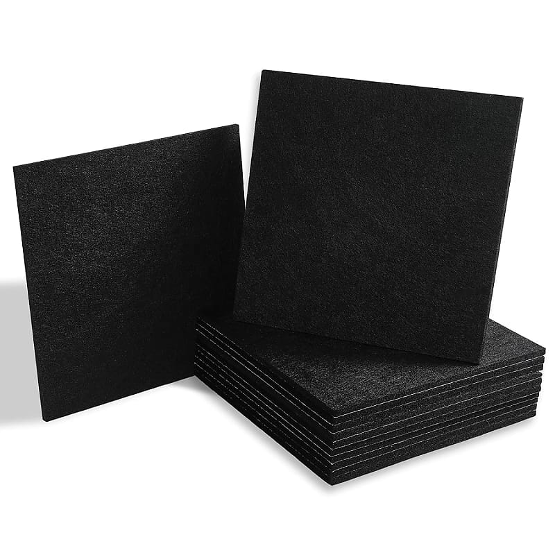 12 Pack Acoustic Panels Sound Proof Padding, Studio Acoustic Reverb