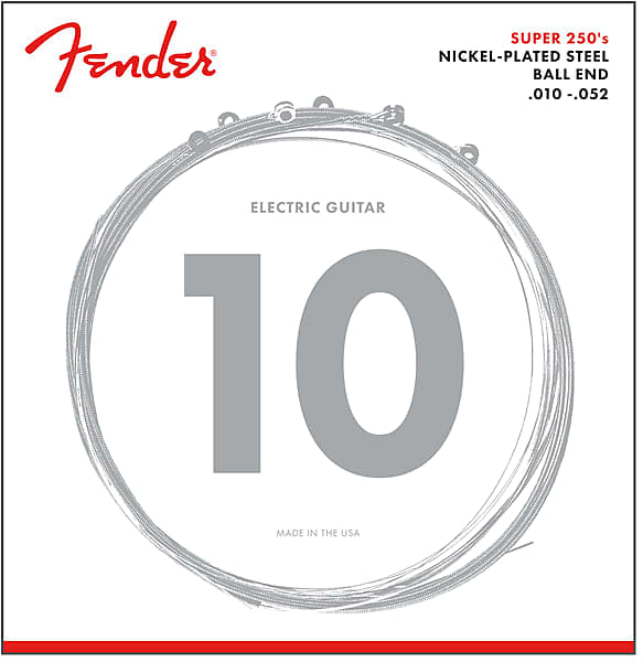 Fender 250R Nickle Plated Electric Guitar Strings 10-46 image 1