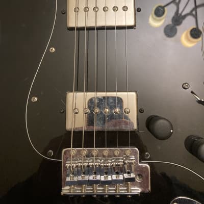 Seymour Duncan Phat Cats in a Squier Stratocaster - Black image 2