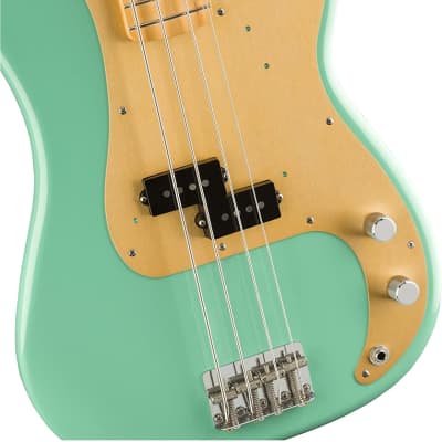 Fender Vintera '50s Precision Bass, Maple Fingerboard, Seafoam Green image 3