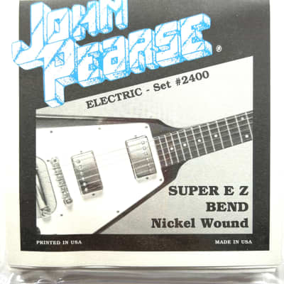 John Pearse Guitar Strings Electric Super EZ Bend 09-42 Nickel Wound for sale