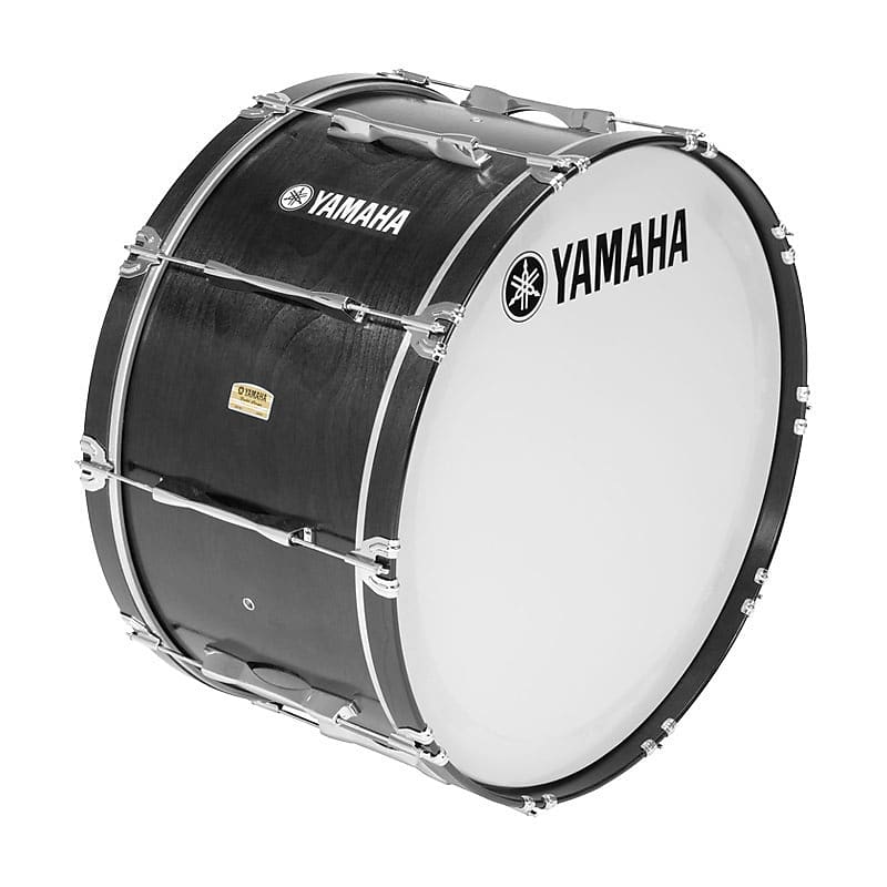 Yamaha 8300 Field-Corps Series 14 inch Marching Bass Drum - Black Forest